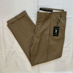 Lauren Ralph Lauren Ultraflex Wool Dress Pants Tan 46W x 32L